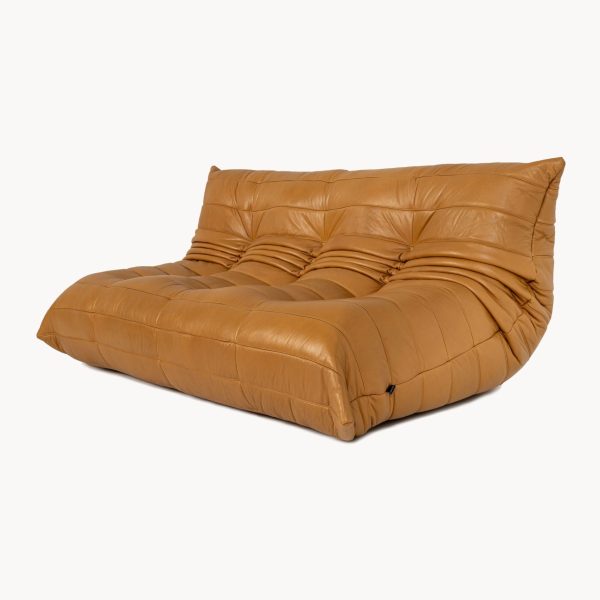 Jung 3 Seater Sofa Tan Leather C