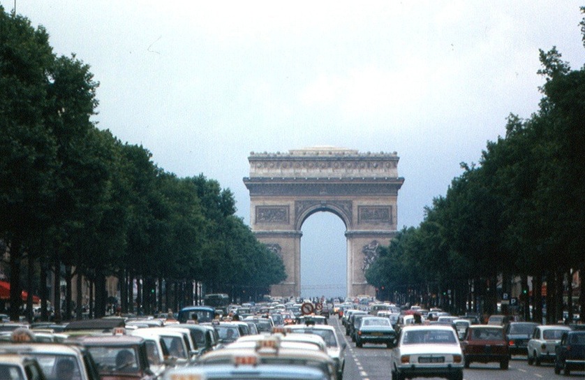 The Champs-Élysées, Paris, July 1973