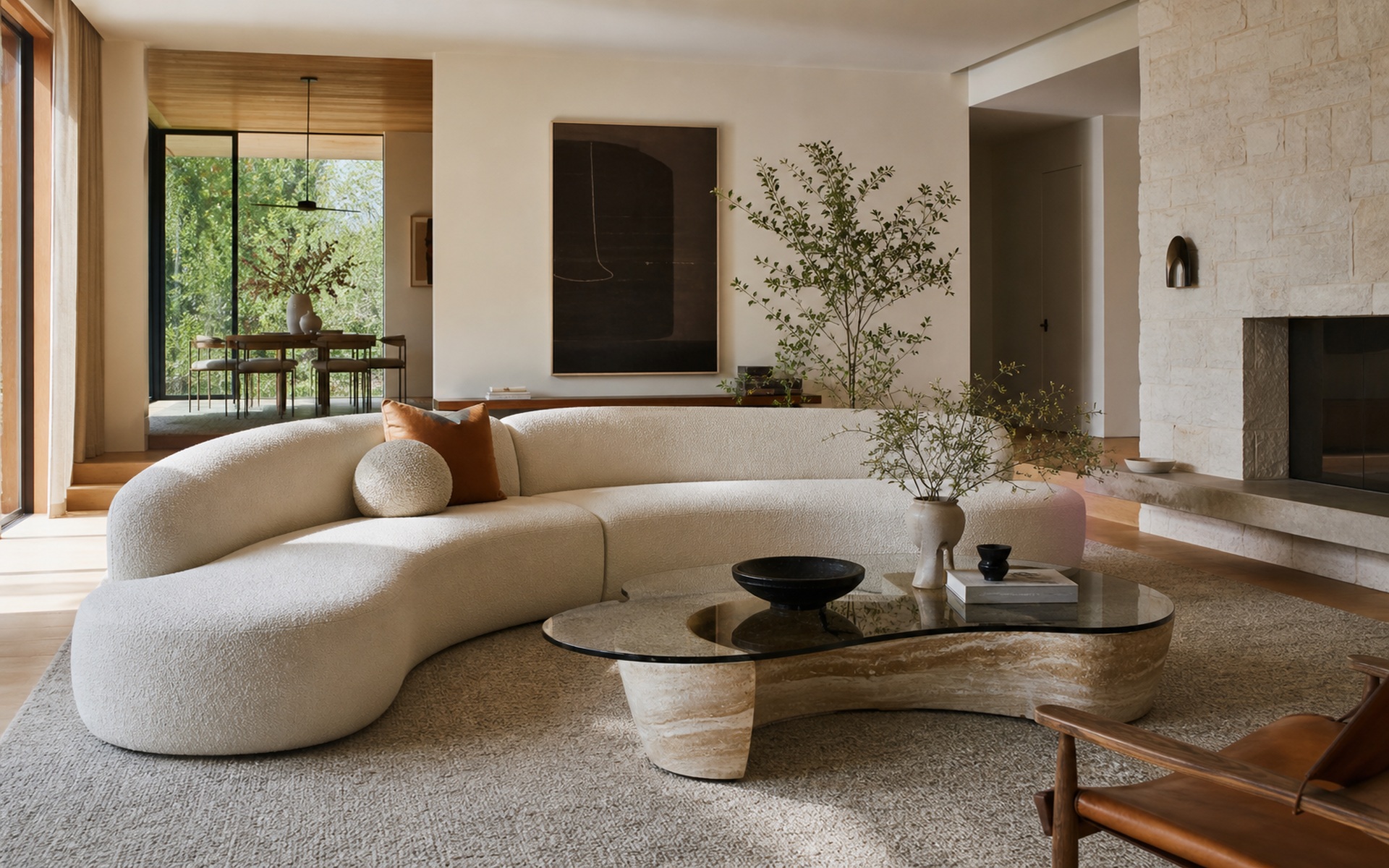 Serpentine Sofa - Room view